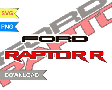 FORD RAPTOR Svg Raptor Logo Raptor Png Download Logo Vector Emblem - Etsy