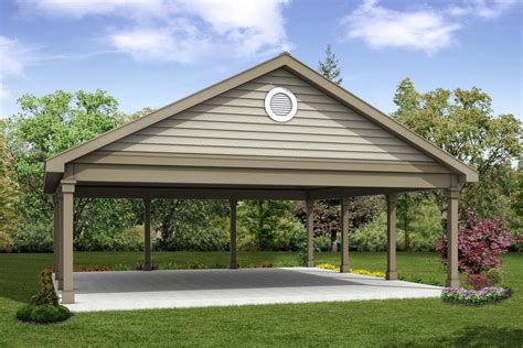 Plan 72922DA: Classic Carport | Carport plans, Diy carport, Carport designs