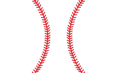 Baseball Laces Vector at GetDrawings | Free download