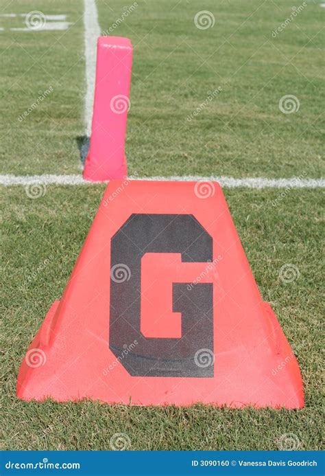 American Football Goal Line Stock Photo - Image of markers, winners ...