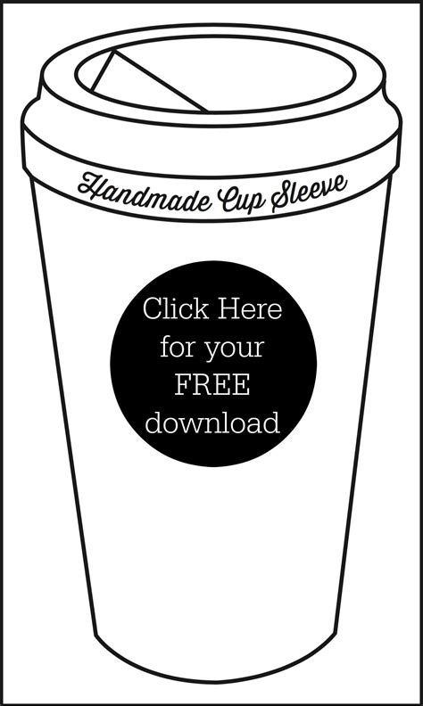 5 FREE Coffee Sleeve Crochet Patterns and a FREE Template | Coffee sleeve pattern, Crochet ...