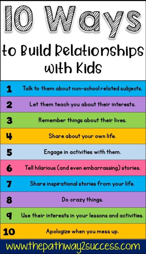 10 Ways to Build Relationships with Kids