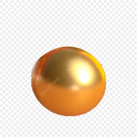 Ball Clipart Transparent Background, Golden Ball Free Map, Sphere ...