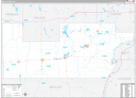 Sibley County, MN Maps