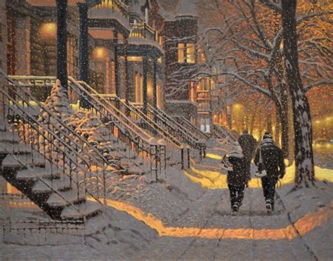 Canadian Artist Creates Beautiful Winter Paintings That Will Make Your Nights Warmer | Winter ...