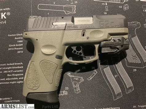 ARMSLIST - For Sale: Taurus G2c w/CT laser