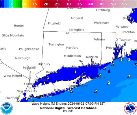 NOAA Graphical Forecast for Connecticut