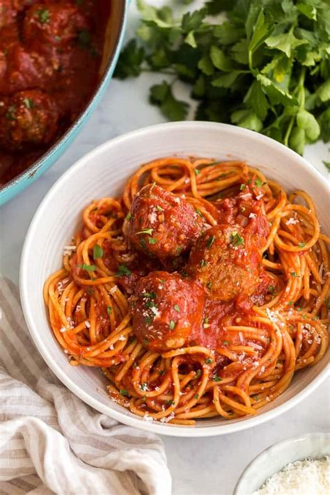 Spaghetti and Meatballs - The Recipe Rebel