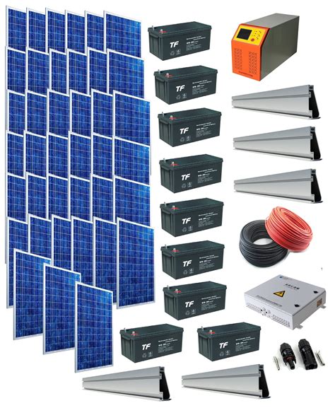 WindSoleil 12.09kW Solar Power Off-Grid System WindSoleil Solar and Wind Energy