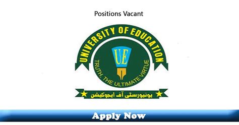 Teaching and Non-Teaching Jobs in The University of Education Lahore 2019 Apply Now - Latest ...