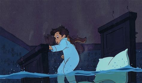 In Little Nemo: Adventures in Slumberland (1989) The water represents Nemo wetting the bed ...