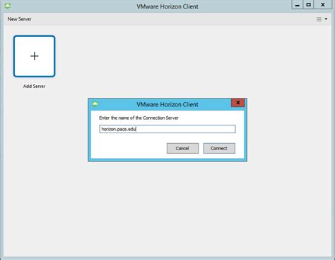 Installing the VMware Horizon Client on Windows - Seidenberg Documentation