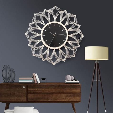 Creative wall clock in 2020 | Modern clock, Large wall clock, Wall clock