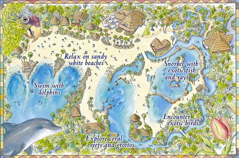 Discovery Cove Map