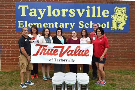 True Value paint donation helps two Alex. schools – The Taylorsville Times