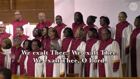 "We Exalt Thee", Trinity Choir - YouTube