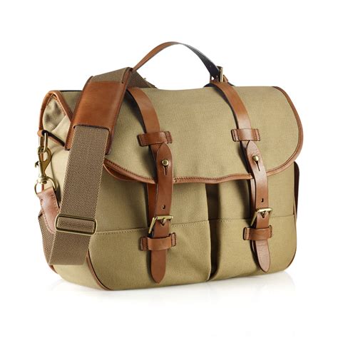 Polo Ralph Lauren Core Canvas Messenger Bag in Khaki for Men | Lyst