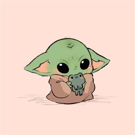 Baby Yoda Chibi Fan Art. Yoda drawing, Baby Yoda Cartoon HD phone wallpaper | Pxfuel