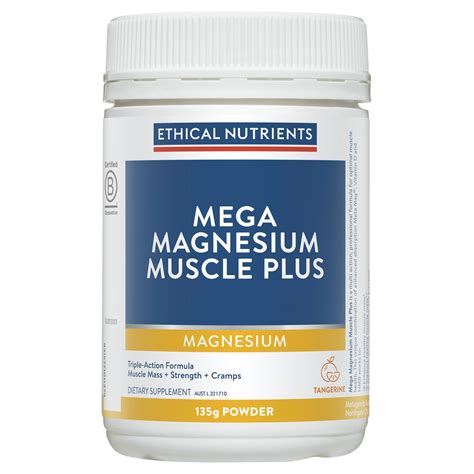 Mega Magnesium Muscle Plus 135g