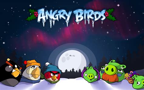 Angry Birds Christmas Wallpaper - Angry Birds Wallpapers