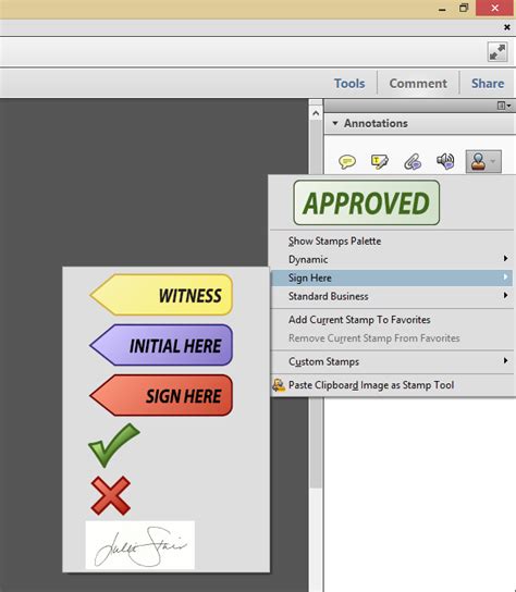 How to Turn Your Signature into a Stamp to Sign Adobe PDF’s ...