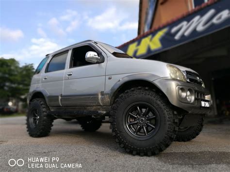 Kembara lift up with big off road tyres | Daihatsu terios, Daihatsu, Offroad