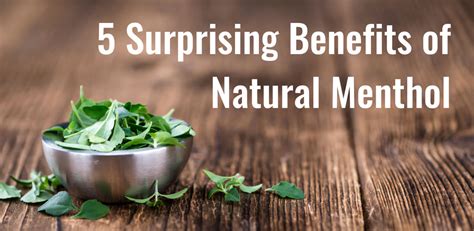 5 Surprising Benefits of Natural Menthol – Doctorhoys.com