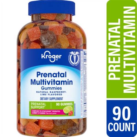 Kroger® Prenatal Raspberry Lime Multivitamin Gummies, 90 ct - Fred Meyer