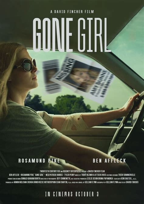 Gone Girl Poster | Poster de peliculas, Paginas de peliculas, Peliculas cine