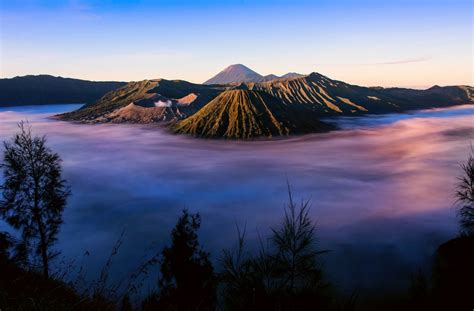 Wallpaper Pemandangan Animasi Pemandangan Gunung Semeru - IMAGESEE