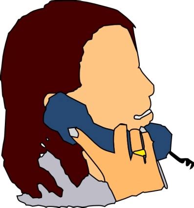 Talking In The Phone clip art Clipart for Free Download | FreeImages