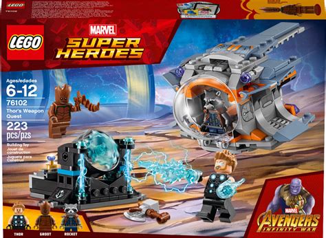 Best Buy: LEGO Marvel Super Heroes: Avengers Infinity War Thor's Weapon ...