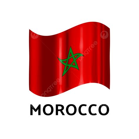 Waving Morocco Flag Transparent, Morocco, Flag, Waving PNG and Vector ...