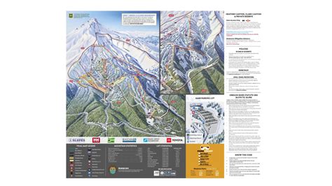 Mt. Hood Meadows Ski Map & Resort Information - Free Piste Map