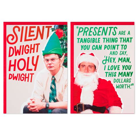 The Office Funny Christmas Cards, Pack of 2 - Boxed Cards - Hallmark