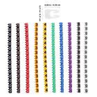 150pcs Clip-on String Wire Marking DIY Plastic Digital Number Wire Label Tubes | eBay