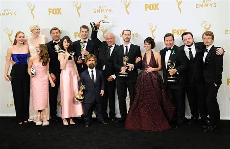 The Game of Thrones Cast and Crew | Game of Thrones Cast at the Emmy Awards 2015 | Pictures ...