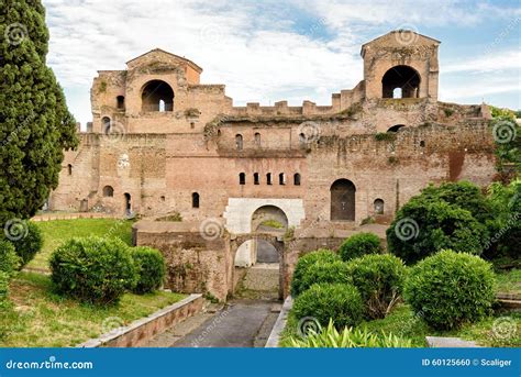 The Ancient Wall of the Lateran Palace in Rome Stock Photo - Image of site, cityscape: 60125660