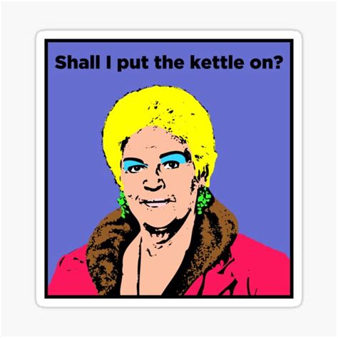 Pat Butcher Stickers | Redbubble