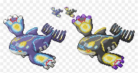 Primal Kyogre - Primal Kyogre Gen 5 Sprite, HD Png Download - 960x480(#5014954) - PngFind