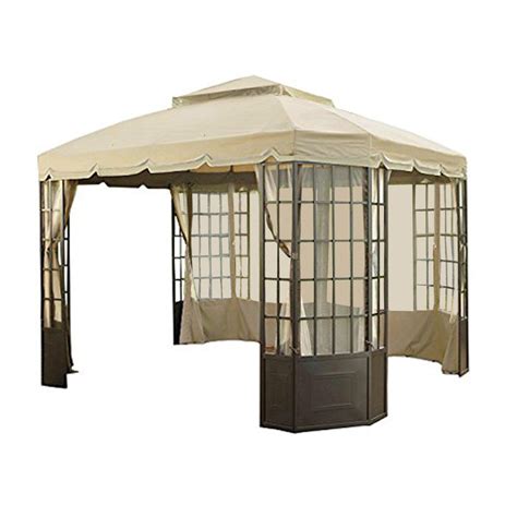 RIPLOCK Fabric - Replacement Canopy Top Cover and Netting Set for The Bay Window Gazebo Sold at ...