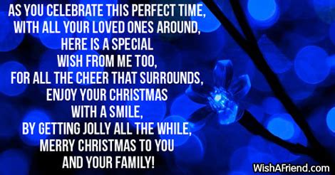 Christmas Poems For Family