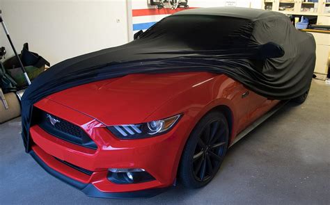 Super Soft Indoor Car Cover para Ford Mustang GT V VI Auto funda protectora plástico Campana ...