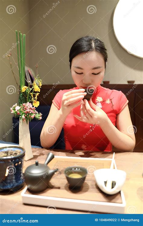 Tea art of China,drink tea stock photo. Image of folk - 104849022