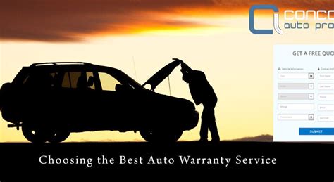 How to Choose the Best Extended Auto Warranty - Concord Auto Protect