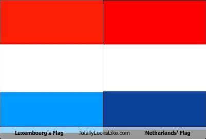 Luxembourg's Flag Totally Looks Like Netherlands' Flag - Totally Looks Like