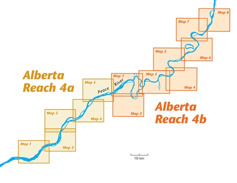 Peace River Alberta Reach 4 Maps | The Regulation of Peace River