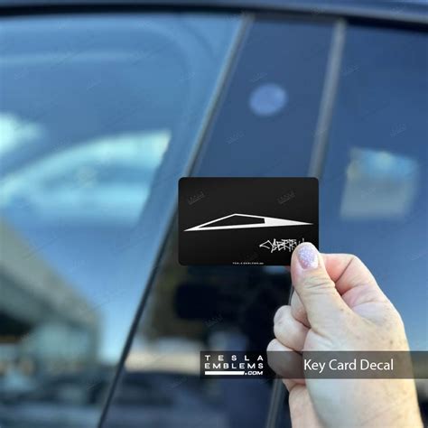 Cybertruck Profile Logo Tesla Keycard Decal – Tesla Emblems