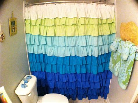 ruffled shower curtain | Melissa | Flickr