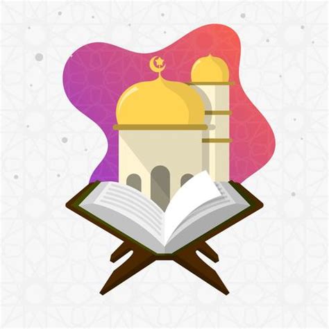 Flat Modern Holy Al Quran Vector Illustration 364614 Vector Art at Vecteezy